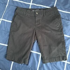 Arizona Jean Co Black Bermuda Shorts Size 7